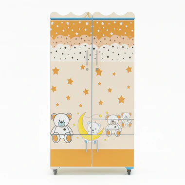 Teddy Bear Kids Wardrobe (2 Door + Drawer)