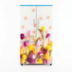 Tulip Flowers Kids Wardrobe (2 Door + Drawer)