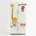 Jungle Friends Kids Wardrobe (2 Door + Drawer)