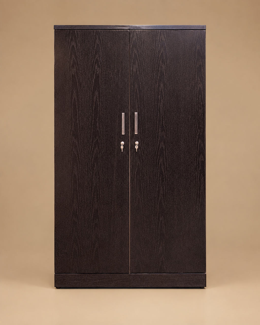 Chocolate Walnut 2 Door Lamination Wardrobe