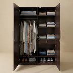 Chocolate Walnut 2 Door Lamination Wardrobe