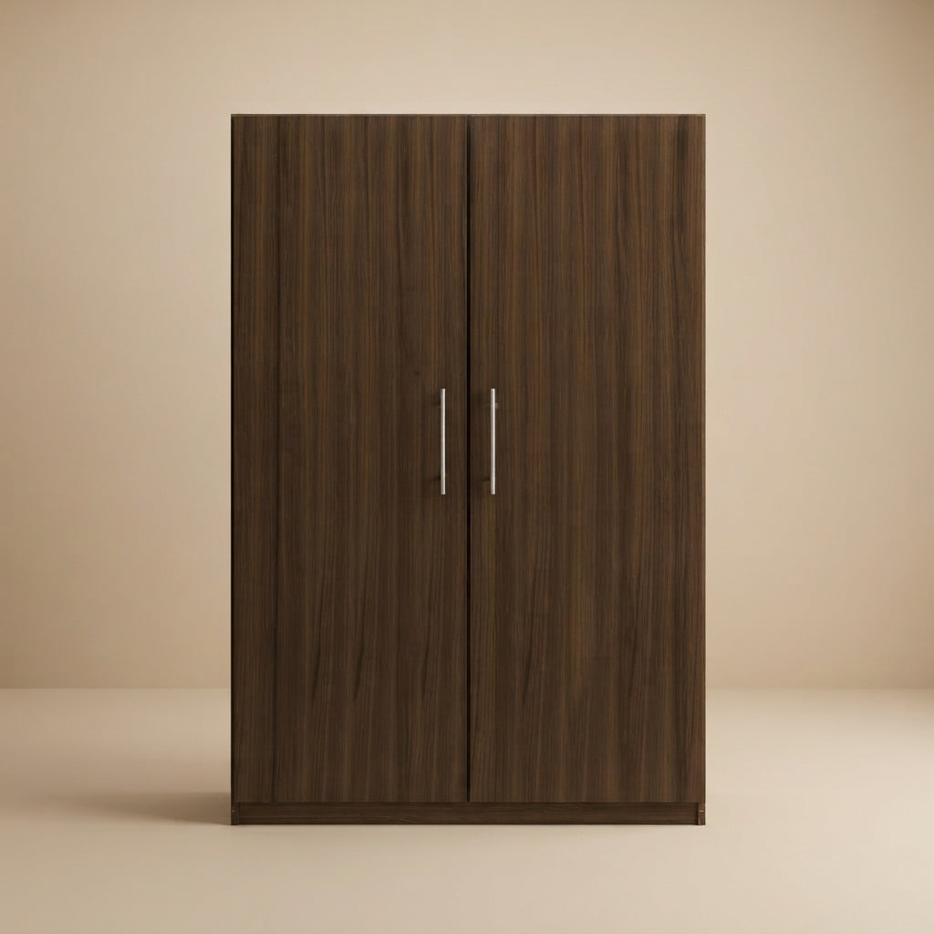 Chocolate Walnut 2 Door Lamination Wardrobe