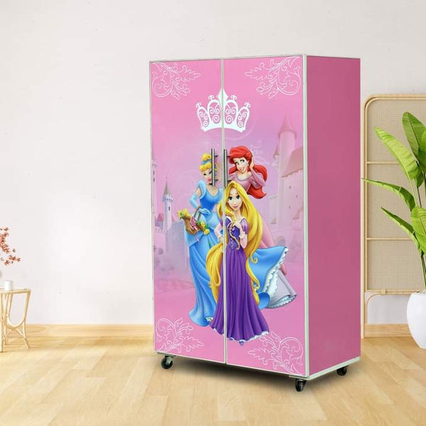 Bachiyon ki Princess Almari | Apni Marzi ka Design Available | 2 Door Lamination Wardrobe with Wheels | 60" x 33"