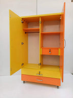 Colorful Kids Wardrobe (2 Door + 2 Drawers)