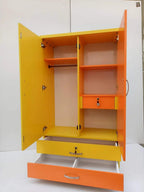 Colorful Kids Wardrobe (2 Door + 2 Drawers)