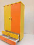 Colorful Kids Wardrobe (2 Door + 2 Drawers)