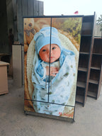 Custom Photo Kids Wardrobe (2 Door + Drawer)