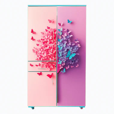 Butterfly Tree Kids Wardrobe (2 Door + Drawer)