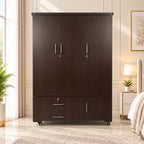Espresso Brown 3 Door Lamination Wardrobe