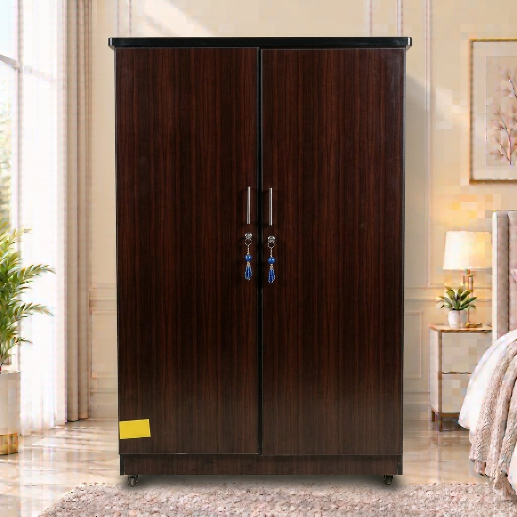 Dark Espresso 2 Door Lamination Wardrobe