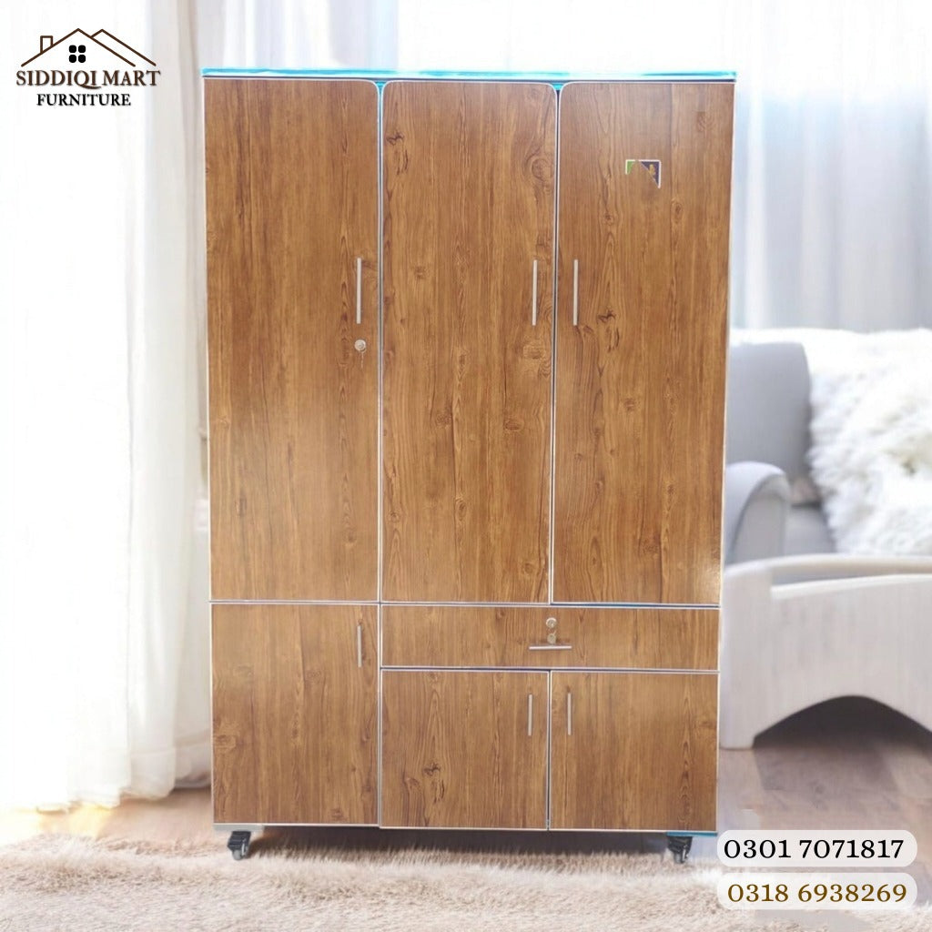 6 Door 1 draw wardrobe