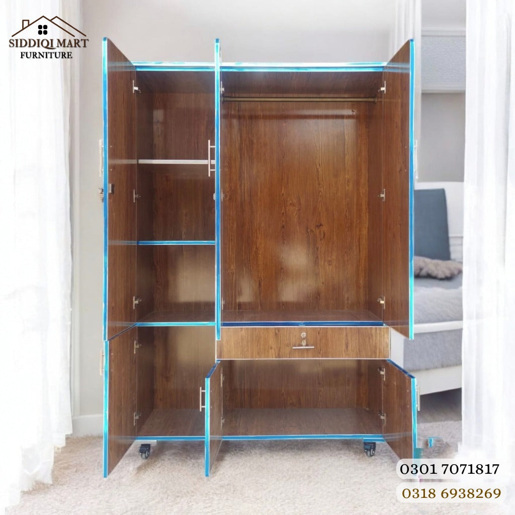 6 Door 1 draw wardrobe