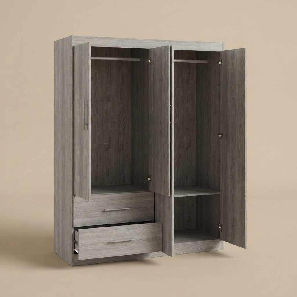 Valencia Wood Texture Wardrobe