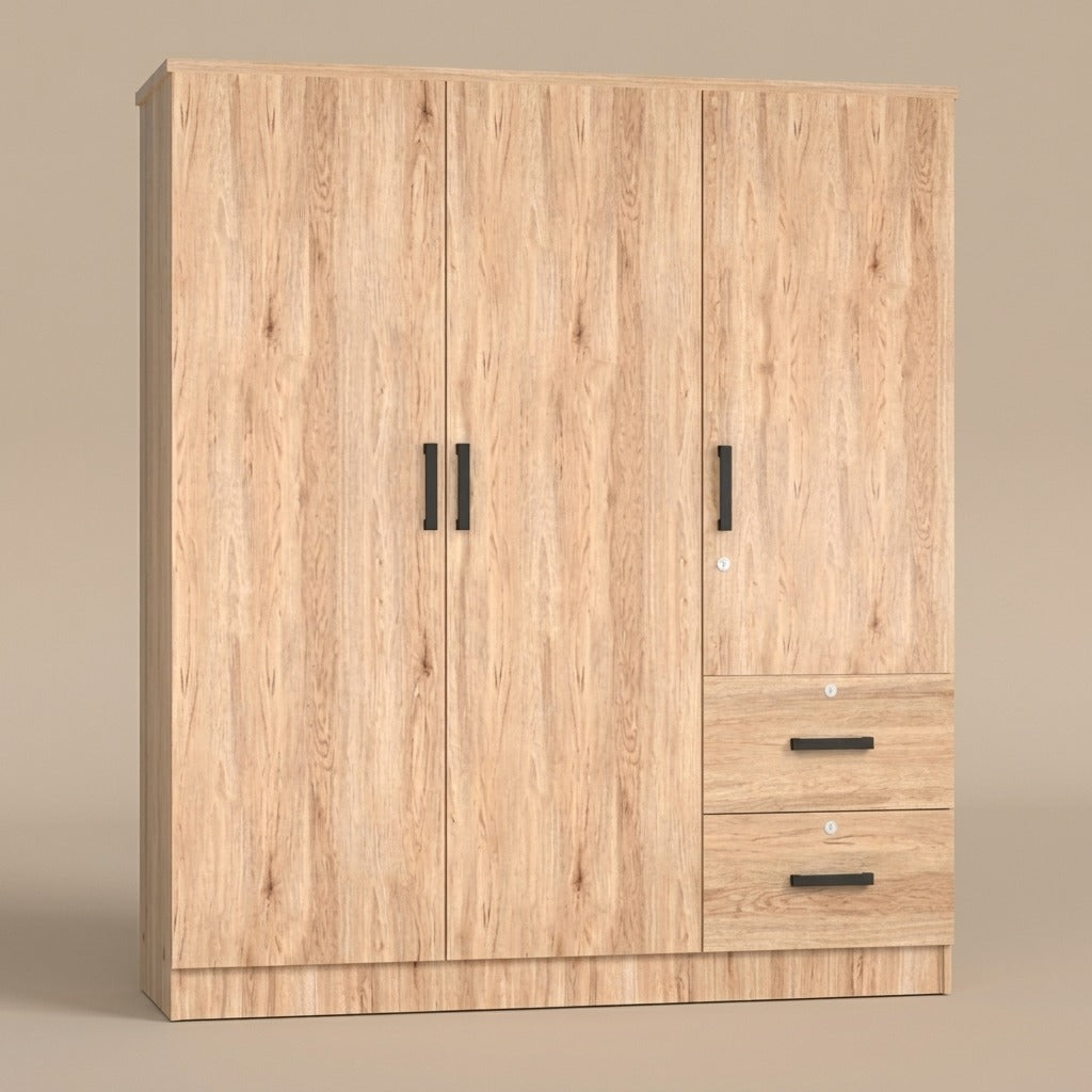 Nordic Oak Finish Wardrobe